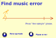 Find error at the melody ear training screenshot